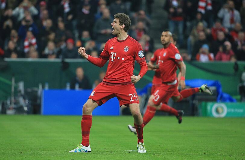 Thomas Müller will den Meistertitel in München perfekt machen.