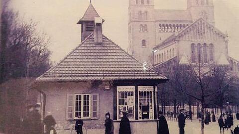 Der Kiosk ist ein fester Bestandteil der Stadt, seit mehr als einem Jahrhundert – das beweist auch dieses undatierte historische Foto. (Archivbild)