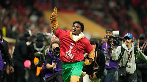 US-Youtuber "IShowSpeed" hatte auch schon bei anderen Gro&szlig;veranstaltungen Aufmerksamkeit gesucht. (Archivbild)