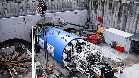 Die Tunnelbohrmaschine soll sich von der Donnersbergerbr&uuml;cke in Richtung Marienhof graben.