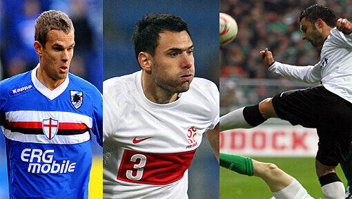 Spielen sie künftig im Löwen-Trikot? Vladimir Koman, Grzegorz Wojtkowiak und Georgios Tzavellas (v.l.). Spielen sie künftig im Löwen-Trikot? Vladimir Koman, Grzegorz Wojtkowiak und Georgios Tzavellas (v.l.).