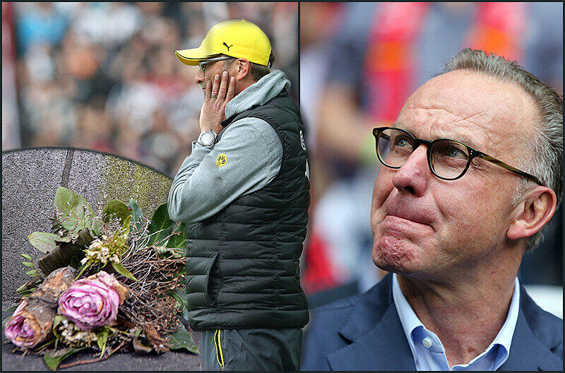Jürgen Klopp verzichtet auf Blumengrüße vor dem Anpfiff: Bayern-Chef Karl-Heinz Rummenigge zeigt Verständnis.