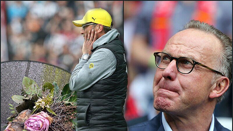 Jürgen Klopp verzichtet auf Blumengrüße vor dem Anpfiff: Bayern-Chef Karl-Heinz Rummenigge zeigt Verständnis.