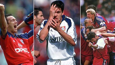 Im Kampf um den Meistertitel spielten sich schon Dramen ab, wie 2001 (l. u. r.) oder 2000 (M.)