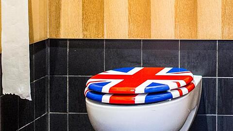 Die Toilettenkabine Jubiloo in London.