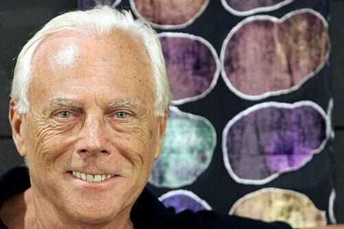 Modedesigner Giorgio Armani
