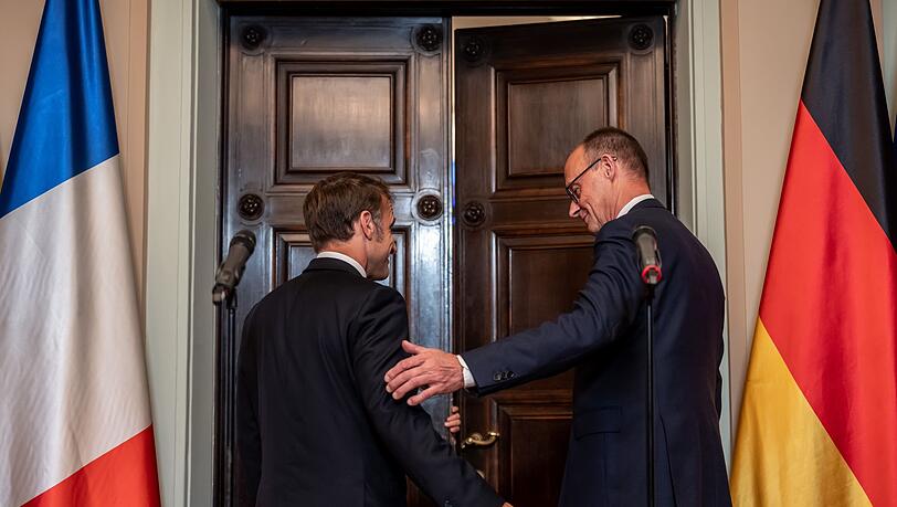 Merz und Macron sprachen in Berlin mehr als drei Stunden miteinander.