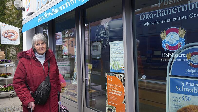 M&uuml;nchnerin Irmtraud Schienagel (76) bedauert, dass ihre Hofpfisterei in Allach nicht mehr nachmittags ge&ouml;ffnet hat.