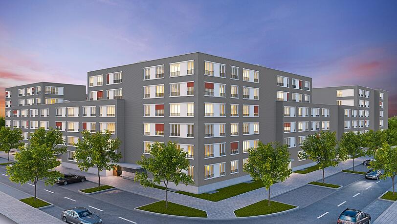 Die Baywobau setzt auf Lochfassaden und viele Fenster. Die Baywobau setzt auf Lochfassaden und viele Fenster.