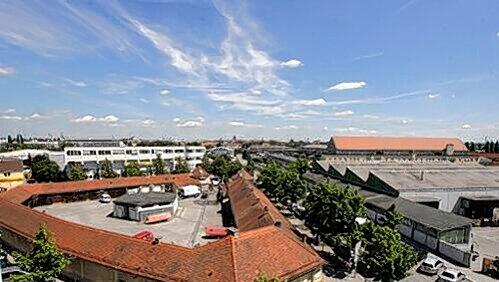 Die Großmarkthallen in München. Die Großmarkthallen in München.