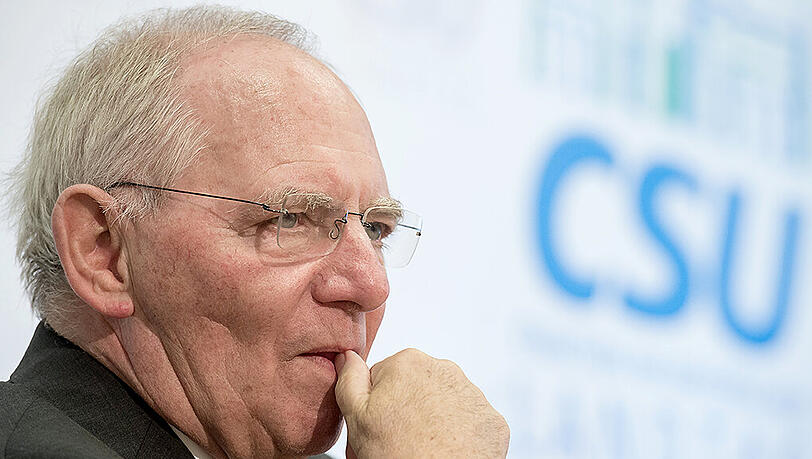 Bundesfinanzminister Wolfgang Schäuble übte harsche Kritik an der AfD. Bundesfinanzminister Wolfgang Schäuble übte harsche Kritik an der AfD.
