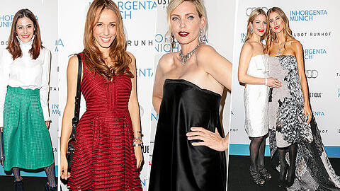 Lena, Annemarie Carpendale, Cathy Fischer bei der Ihorgenta-Opening-Party.