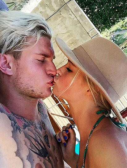 Der neue Liverpool-Keeper Loris Karius und seine Annelie.
