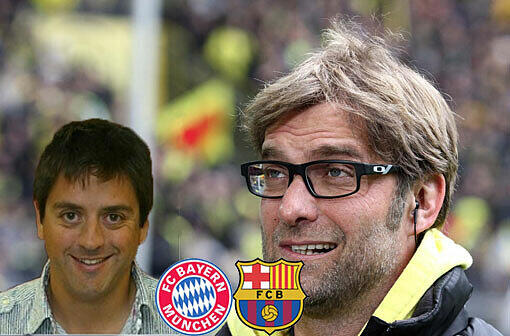 Roger Torelló ist Barca-Reporter bei &bdquo;El Mundo Deportivo&ldquo;. Hier schreibt er jetzt regelmäßig über das Champions-League-Halbfinale gegen Bayern. Diesmal über Klopps Hinterteil, dass auch bei Barca Gespräch ist.