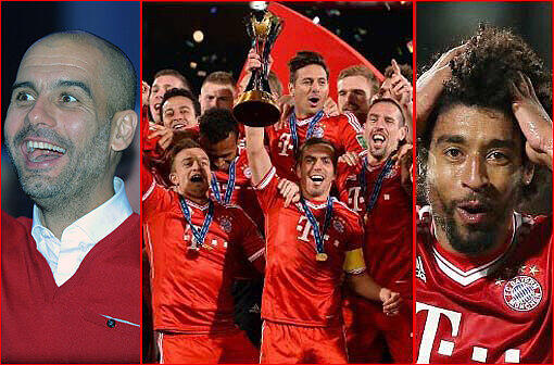 Die Bayern feiern den Gewinn der Klub-WM: die Bilder.
