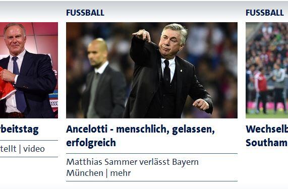 So argumentiert auch die Kollegen der "Sportschau". Diese sehen in Ancelotti einen menschlichen, gelassenen und vor allem erfolgreichen Trainer.