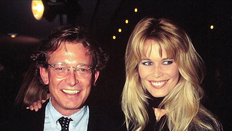 Freund der Stars: Gerhard Meir und Claudia Schiffer 1995. Freund der Stars: Gerhard Meir und Claudia Schiffer 1995.