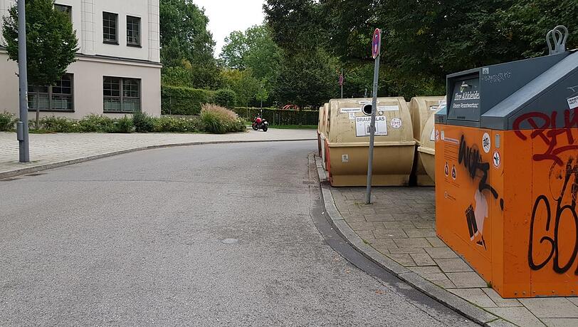 Schlechte Sicht in der Kurve.