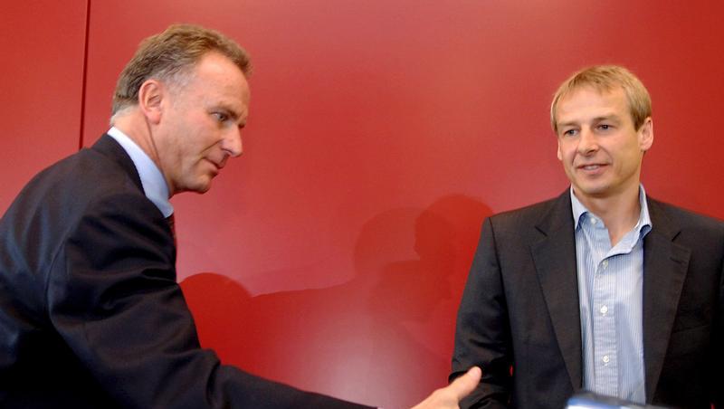 Garantie für Klinsmann: Rummenigge gibt dem Bayern-Trainer Rückendeckung. Garantie für Klinsmann: Rummenigge gibt dem Bayern-Trainer Rückendeckung.