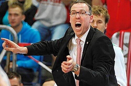 Motivator an der Seitenlinie: Bambergs Trainer Chris Fleming.