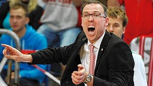 Motivator an der Seitenlinie: Bambergs Trainer Chris Fleming.