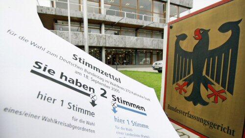 Stimmzettel 2005: Potenziell willkürliche Wirkung Stimmzettel 2005: Potenziell willkürliche Wirkung