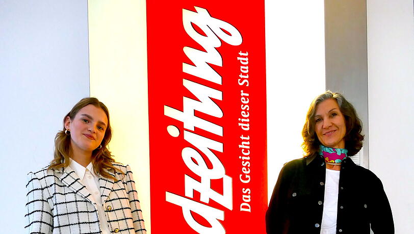 Auszubildende Oleksandra Kolomiets (links) und Monika Stey, ihre Ausbilderin. Auszubildende Oleksandra Kolomiets (links) und Monika Stey, ihre Ausbilderin.