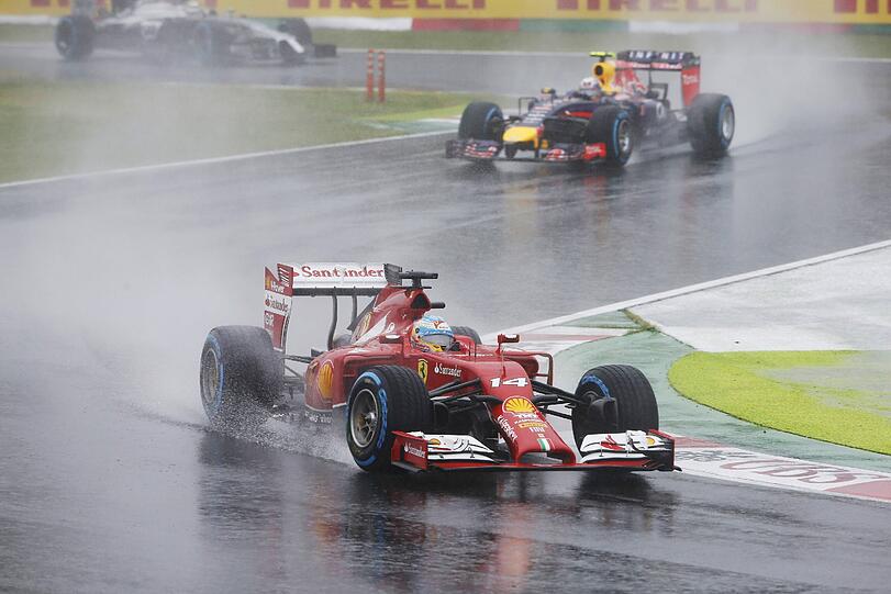 Die Bilder vom irren Regen-Rennen in Suzuka.