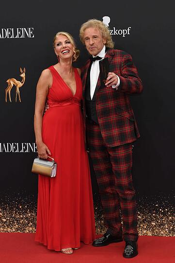 Thomas Gottschalk und seine Freundin Karina Mroß.