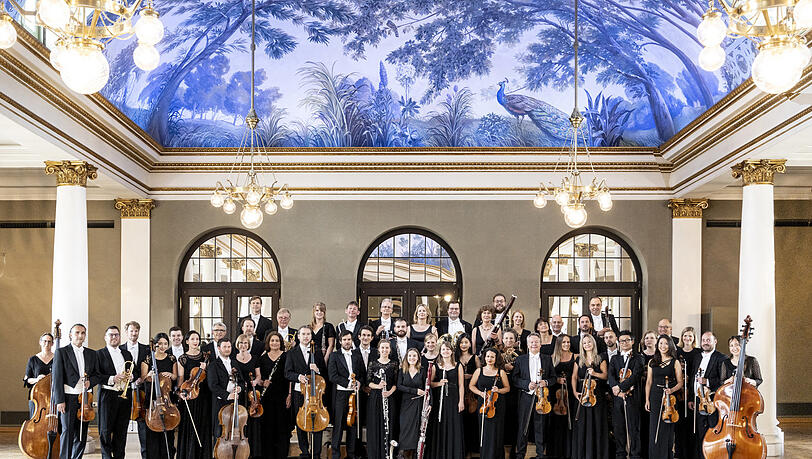 Die Münchner Symphoniker im Gartensaal des Prinzregententheaters.