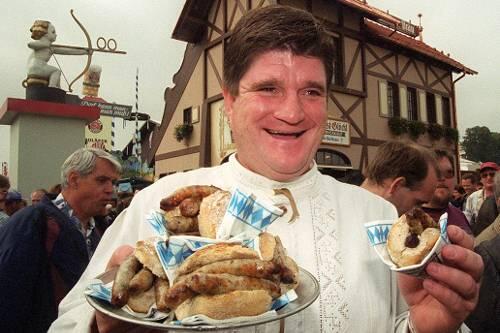 Michi Beck auf der Wiesn.