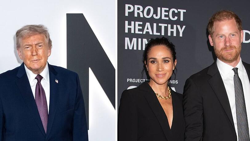 Donald Trump hat bereits einige Mal &ouml;ffentlich &uuml;ber die Sussexes gel&auml;stert.