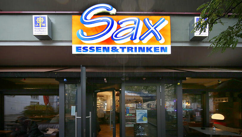 Klassische Fußball-Kneipe: das Sax im Glockenbachviertel.