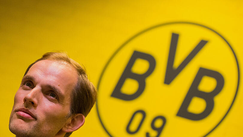 Trainer Thomas Tuchel bei seiner Vorstellung als Klopp-Nachfolger in Dortmund. Trainer Thomas Tuchel bei seiner Vorstellung als Klopp-Nachfolger in Dortmund.