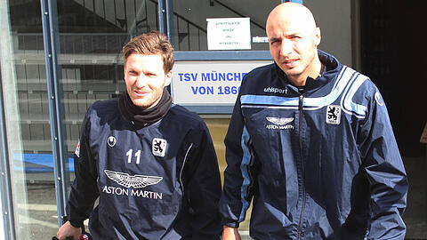 Lange Jahre beim TSV 1860: Benny Lauth (li.) und Necat Aygün.