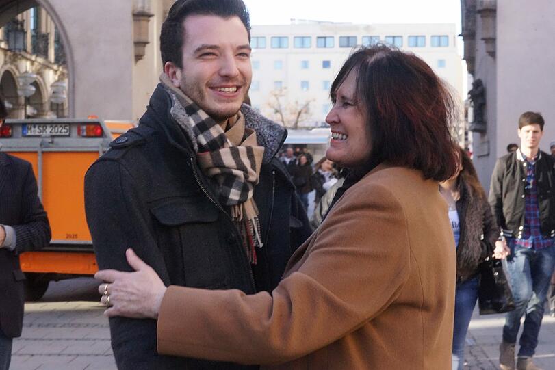Dieser junge Münchner kommt Sabathil wie gerufen - er macht mit!