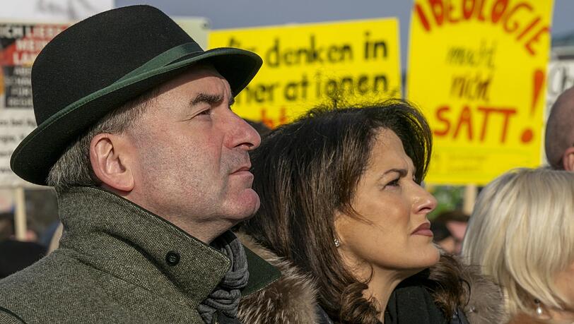 Sie streiten um den Wassercent: Michael Kaniber und Hubert Aiwanger.