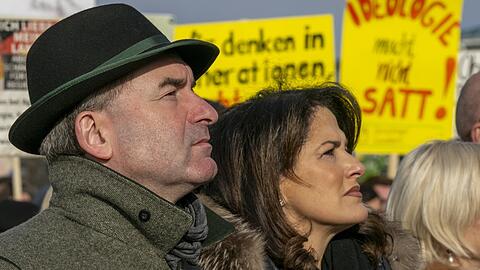 Sie streiten um den Wassercent: Michael Kaniber und Hubert Aiwanger.