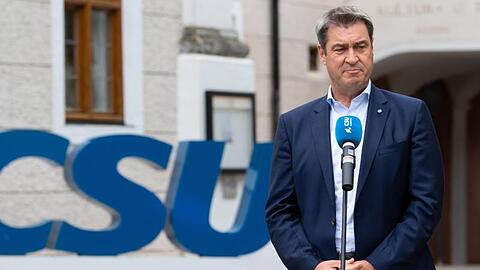 Bayerns Ministerpräsident Söder zeigte sich "verwundert" über Laschets Aussagen zu Steuersenkungen.