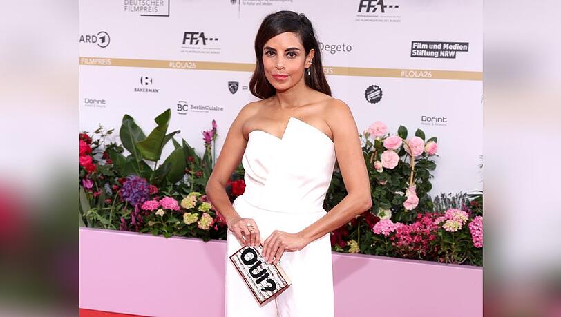 Collien Fernandes beim Deutschen Filmpreis in Berlin.