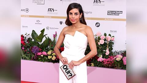 Collien Fernandes beim Deutschen Filmpreis in Berlin.