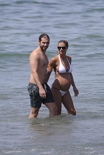 Michelle Hunziker umd Tomaso Trussardi.