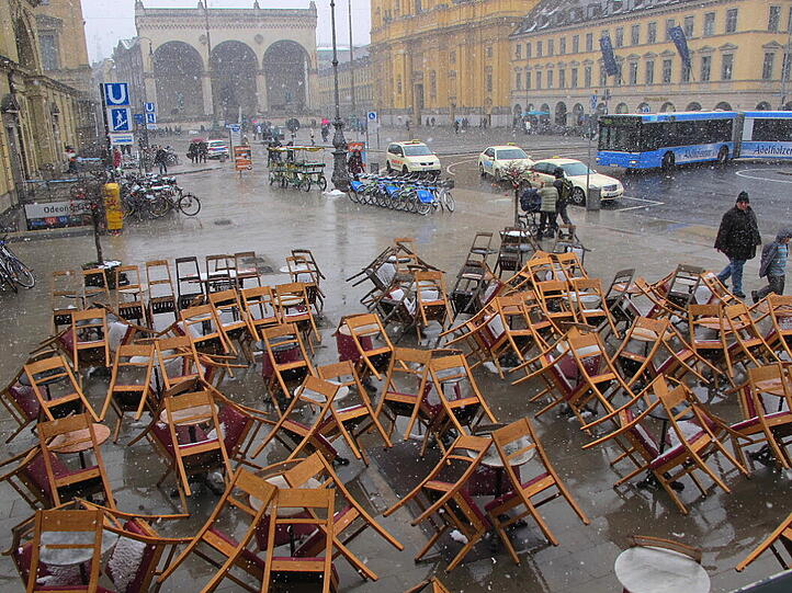 Greislig war das Wetter am Ostersonntag.