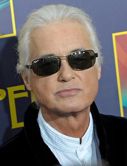 Jimmy Page in New York, bei der Premiere von Celebration Day