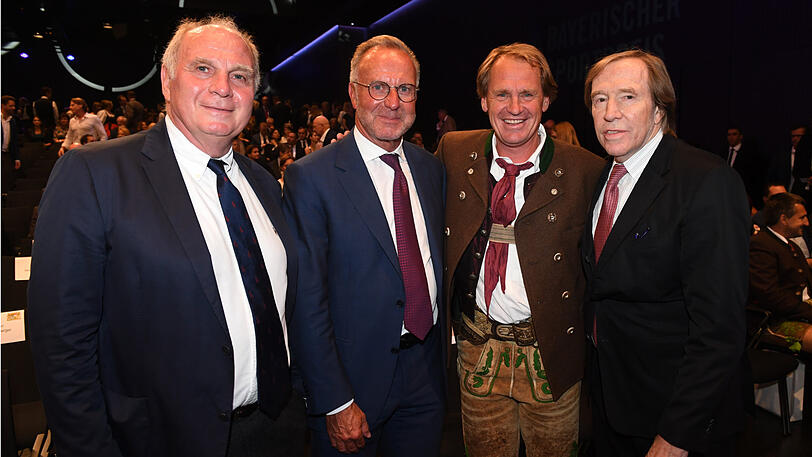 Uli Hoeneß, Karl-Heinz Rummenigge und Markus Wasmeier.