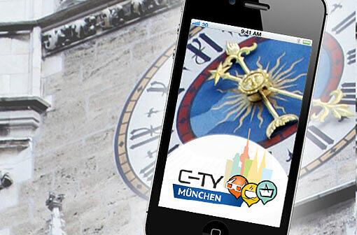Die C-TY App München finden Sie direkt im Apple AppStore...