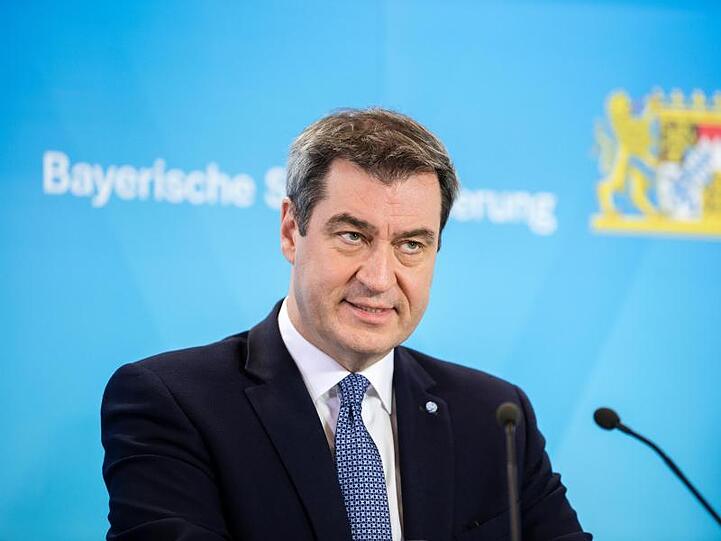 Markus Söder (CSU), Parteivorsitzender und Ministerpräsident von Bayern, spricht auf einer Pressekonferenz. Foto: Matthias Balk/dpa