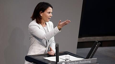 Außenministerin Annalena Baerbock äußerte sich zu Leopard-Lieferungen anderer Länder.