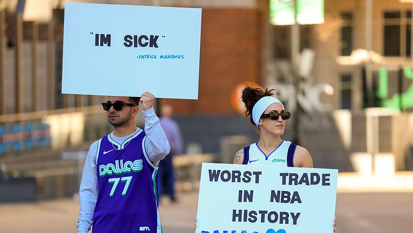 Den Mavs-Fans gefällt der Wechsel überhaupt nicht.