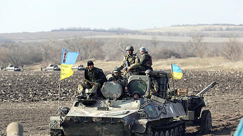 Ukrainische Truppen in Bewegung. (Symbolbild)